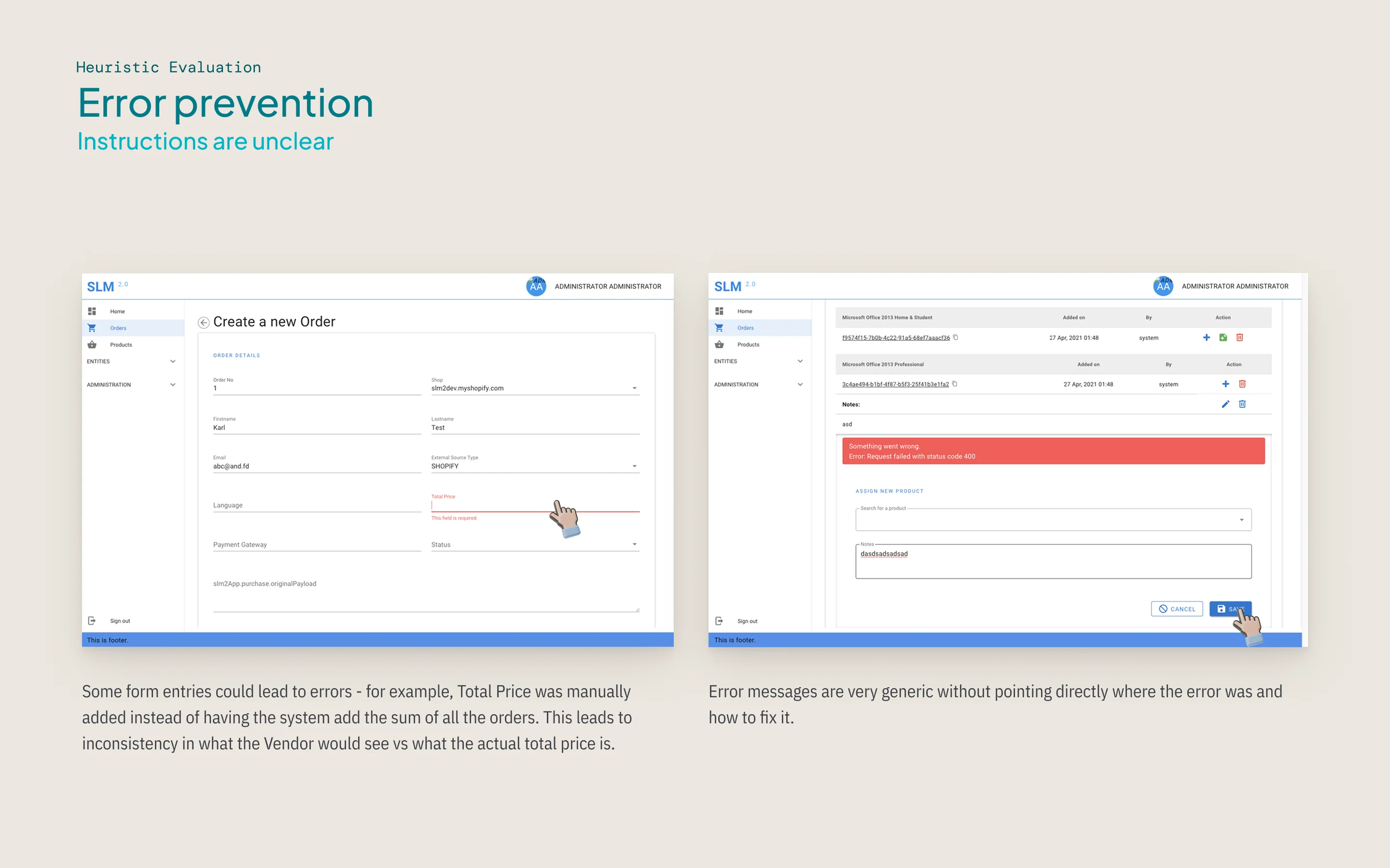 Heuristic Evaluation
